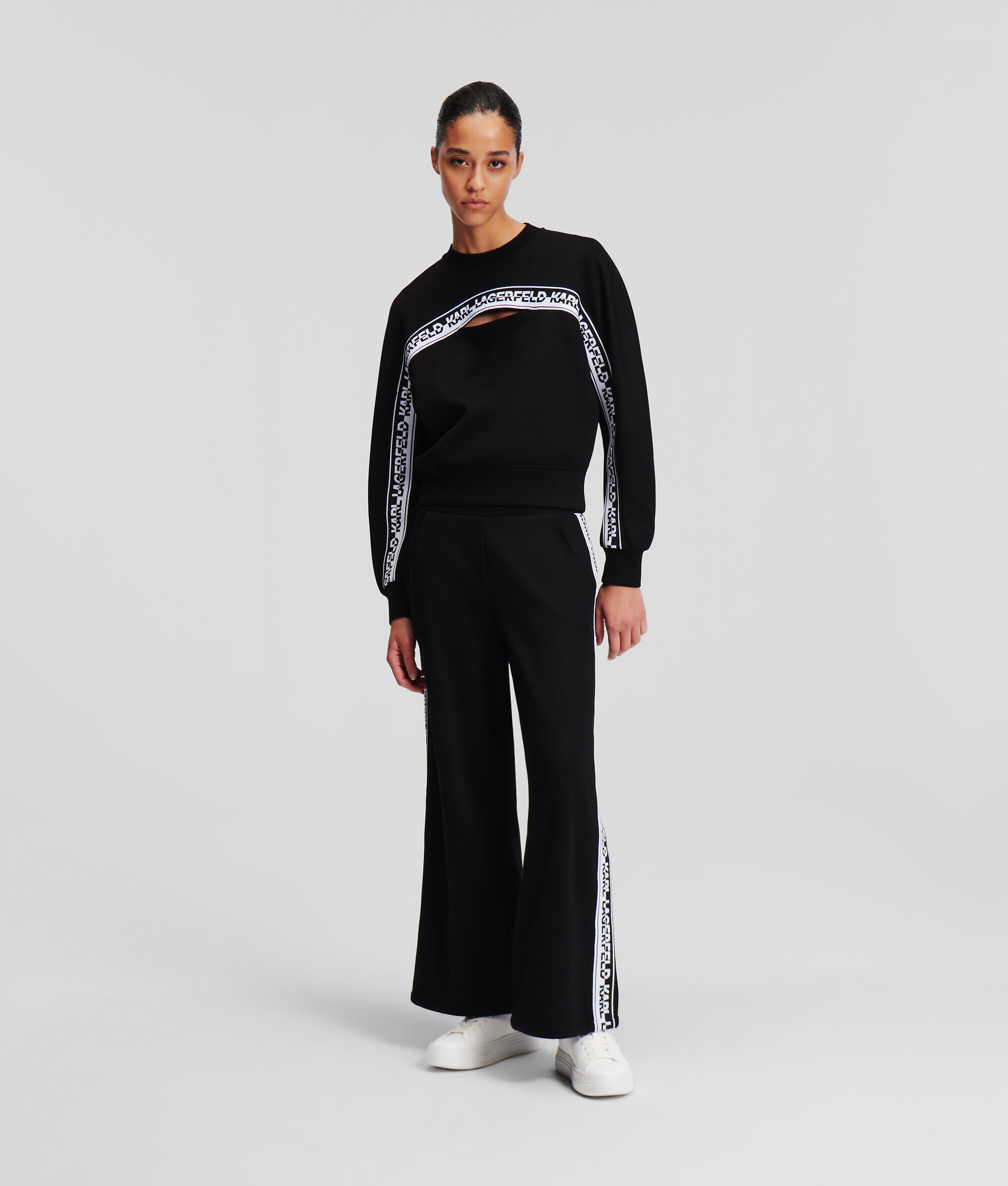 (image for) Precious Karl Logo Wide-Leg Culottes